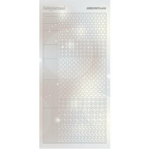 Hobbydots Sticker - Pearl  - 10 Silver