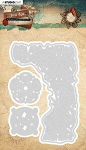 Studio Light Embossing Die Cut Stencil Just Lou Exploration Coll.nr.02 