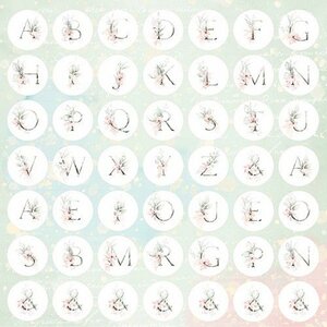 Craft&amp;You Dream Ceremony Sheet of elements to be cut out 12X12&nbsp; CP-DC07