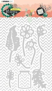 Studio Light Embossing Die Sweet Flowers nr.246 