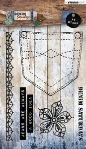 Studio Light Stamp A6 Denim Saturdays nr 326 
