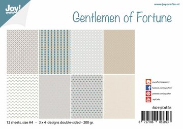 Joy! Crafts Papierset - Design - Gentlemen of Fortune 6011/0661 A4 