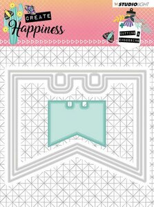 Studio Light Embossing Die 104x85 mm Create Happiness nr.154 