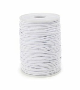 Vivant Elastisch koord rond wit 2mm 