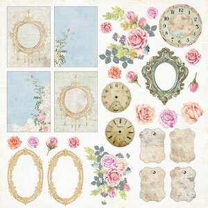 Craft&amp;You Gone with the Wind sheet elements to cut out 12x12