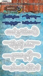 Studio Light Embossing Die Cut Stencil Just Lou Aviation coll. 12 