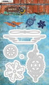 Studio Light Embossing Die Cut Stencil Just Lou Aviation coll. 15 