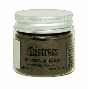 Ranger Distress Embossing Glaze Walnut Stain Tim Holtz