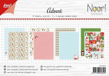 Joy! Crafts Papierset - Noor - Design Advent 6011/0673 A4 