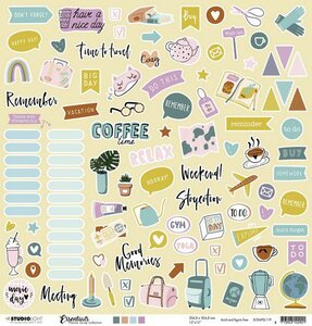 Studio Light Essentials Planners Scrap Collection nr. 107 304x304 mm 
