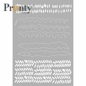 Pronty Stencil Strokes A5 470.770.052