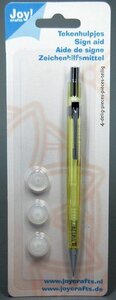 Joy! Crafts Tekenhulpje - vulpotlood met 3 hulpstukken 6200/0024