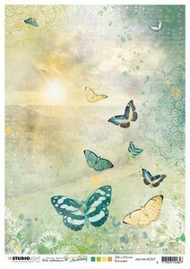 Studio Light Rice Paper Jenine&#039;s New Awakening nr.07 A4  