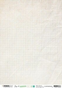 Studio Light Achtergrond papier Paper Say it with flowers nr.340 A4 