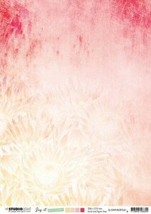 Studio Light Achtergrond papier Paper Say it with flowers nr.341 A4
