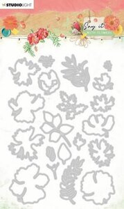 Studio Light Cutting &amp; Emb. Die Say it with flowers nr.402 