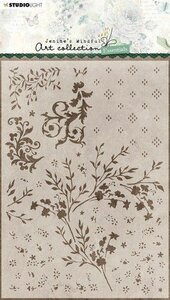 Studio Light Mask Stencil Jenine&lsquo;s Essentials Floral nr.43 JMA-ES-MASK43 A5