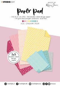 Studio Light Paper Pad Basics By Karin Joan nr.08 KJ-BBKJ-PP08 A5
