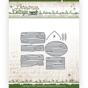 Dies - Jeanine&#039;s Art - Christmas Cottage - Wooden Sign Boards