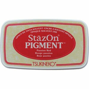 Stazon Pigment Inktkussen - Passion Red SZ-PIG-021vStazon Pigment Inktkussen - Passion Red SZ-PIG-021