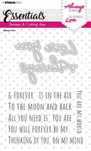 Studio Light Stamps &amp; Cutting Die Essentials nr.38 SL-ES-SCD38 148x191mm