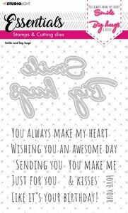 Studio Light Stamps &amp; Cutting Die Essentials nr.41 SL-ES-SCD41 148x191mm