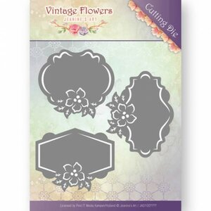 Dies - Jeanine&#039;s Art - Vintage Flowers - Floral Labels