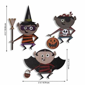 Sizzix Thinlits Die Set - Trick or Treater 18PK 664751 Tim Holtz