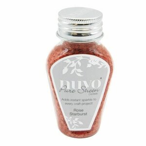Nuvo Pure Sheen - Sequins - rose starburst 1152N