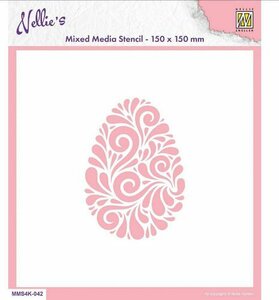 Nellie Choice Stencil Doodle Ei MMS4K-042