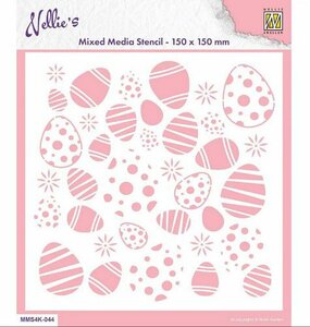 Nellie Choice Stencil Paaseieren MMS4K-044