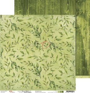 Double-sided paper 12"*12" Basic 01 - Green Mood - 04