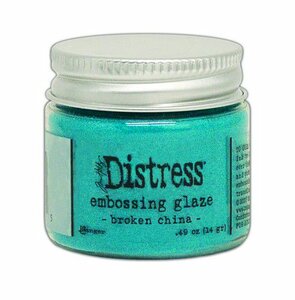 Ranger Distress Embossing Glaze Broken China Tim Holtz