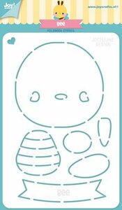 Joy! Crafts Polybesa stencil - Jocelijne - Bijtje Bee 6002/0896 