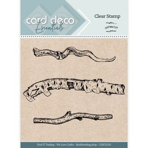 Card Deco Essentials - Clear Stamp - Birch Trunk