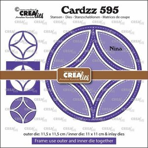Crealies Cardzz Frame &amp; inlay Nina CLCZ595 