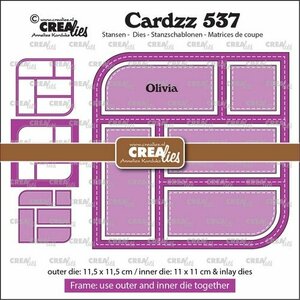 Crealies Cardzz Frame &amp; inlay Olivia CLCZ537 