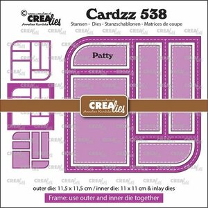 Crealies Cardzz Frame &amp; inlay Patty CLCZ538 