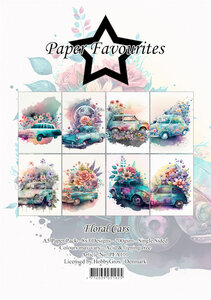 Paper Favourites A5 Floral Cars
