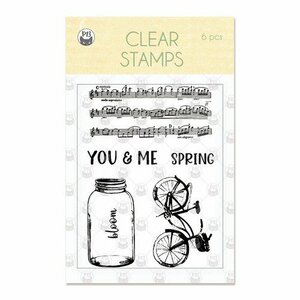 Piatek13 - Clear stamp set The Four Seasons Spring P13-SPR-30 A7