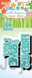 Joy! stencil you and me friends 6002/1487