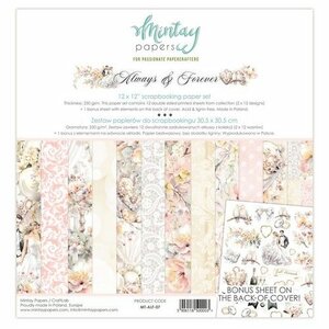 Mintay 30,5x30,5 cm Paper Set - Always &amp; Forever MT-ALF-07