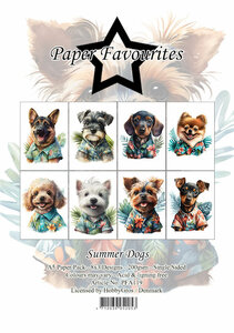 Paper Favourites A5 Summer Dogs