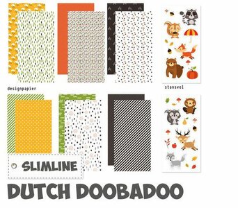 Dutch Doobadoo Crafty Kit Slimline Woodland animal 473.005.026
