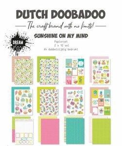 Dutch Doobadoo papier Sunshine on my mind 2x12 473.005.048