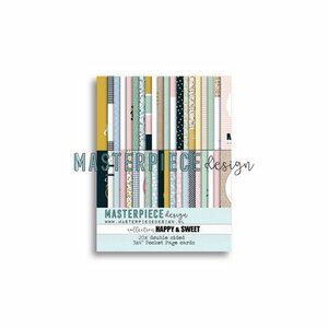 Masterpiece Pocket Page kaartjes Happy &amp; Sweet 3x4 20st MP202003