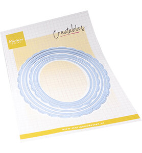 Marianne Design Creatable, Scalloped Oval LR0898