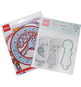 Marianne Design Product Assorti Set, New mom PA4206