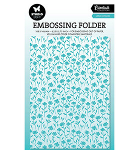 Studio Light Embossing Folder Wild Flowers Essentials nr.28 SL-ES-EMB28 A6