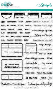 CarlijnDesign Clear stamp Memory keeping 1